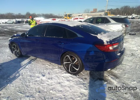 2021 Honda Accord Sport из США, поврежденный, VIN 1HGCV1F35MA109304